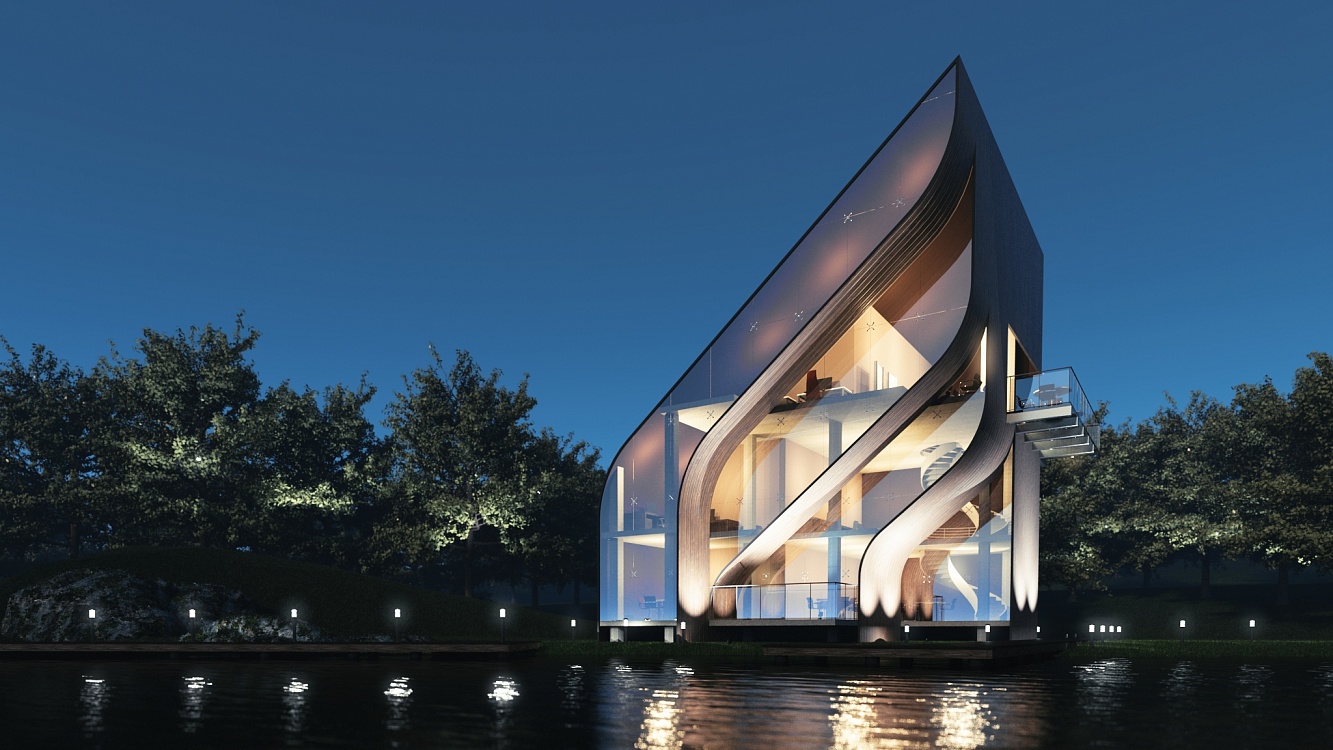 modern river house 1 img